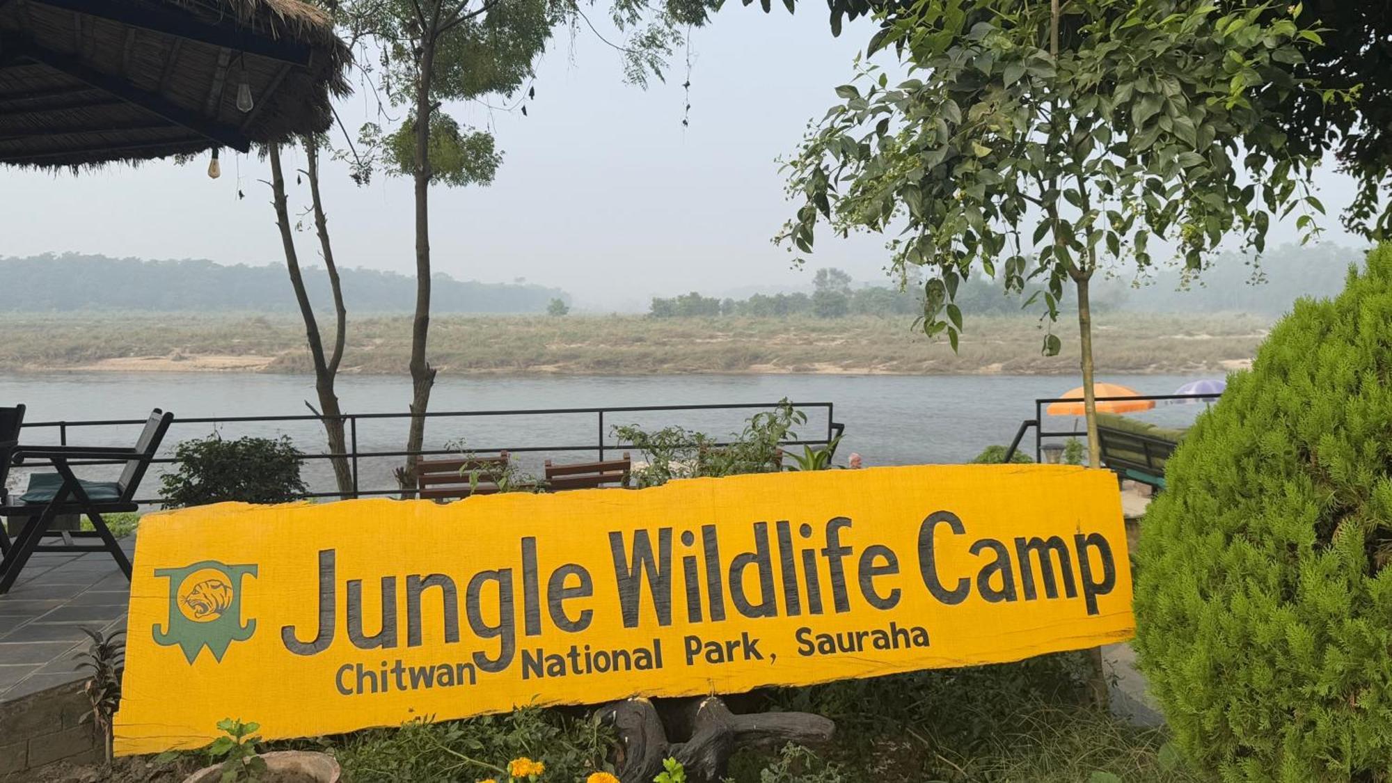 Jungle Wildlife Camp Hotel Sauraha Ngoại thất bức ảnh
